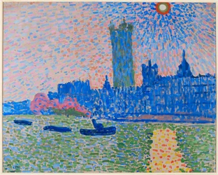 La Tamise et les Chambres du Parlement