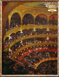 Concert Colonne, Paris (peinture sur toile)