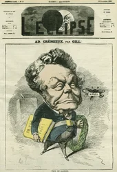 Adolphe Crémieux (1796-1880), avocat, homme politique et président de l