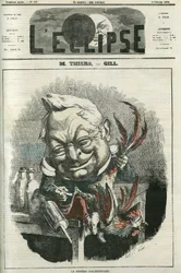 Adolphe Thiers (1797-1877), historien et homme politique français. Couverture dans « L