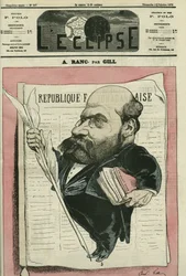 Arthur Ranc (1831-1908), journaliste et homme politique français. Couverture dans "L