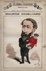 Caricature de Maurice Engelhardt (1819-1891) de 