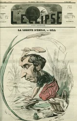 Émile Ollivier (1825-1913), homme politique français. Couverture dans « L