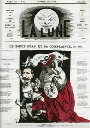 Le Bœuf gras et sa lamentation, illustration d