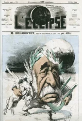 Louis Belmontet (1799-1879), poète et homme politique français. Couverture dans "L