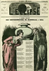 La grande lamentation « Poisonneuses de Marseille ». Couverture dans « L