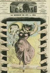 La récolte de 1872, en référence aux 5 milliards de francs que la France devait payer à la Prusse. Couverture dans « L