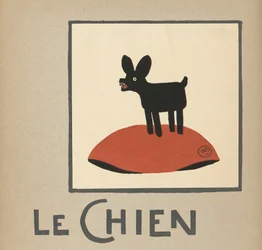 Le Chien - illustration pour enfants d