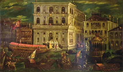 Embarquement de la Dogaressa Morosina Morosini Grimani le 4 mai 1597, Venise, vers 1600