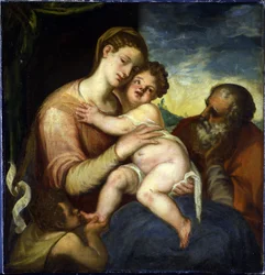La Sainte Famille avec Jean-Baptiste
