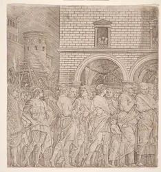 Les Triomphes de César : Les Sénateurs, c.1495 (gravure)