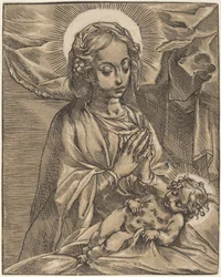 Madone et enfant, 1591-93