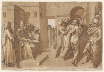 Pilate se lave les mains en signe d