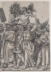 Section B : Isaac, Noé et autres figures, du Triomphe du Christ