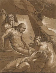 La Mise au tombeau, 1585