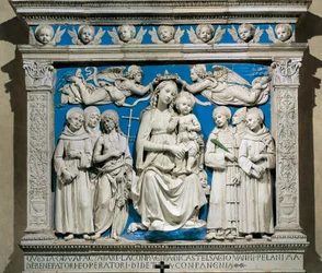 Madone et Enfant avec Saints, Chapelle Médicis, Église de Santa Croce, Florence, Italie