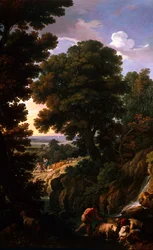 Paysage avec bergers, c.1730