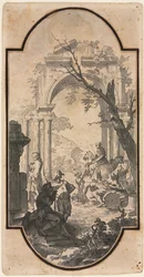 Arc de triomphe et figures