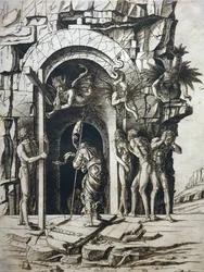 1483 Mantegna La descente du Christ dans les limbes Bibliothèque nationale du Brésil anagoria