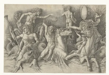 Bataille des dieux de la mer, avec l