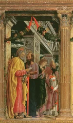 Détail du retable de San Zeno, 1456-60