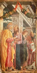 Saints Pierre et Paul et deux Saints (détail)
