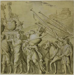 Triomphes de Jules César : Toile n° IV