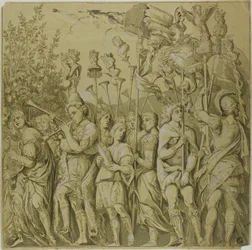 Triomphes de Jules César : Toile n° VII