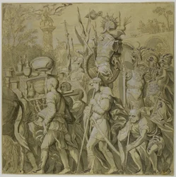 Triomphes de Jules César : Toile n° VI