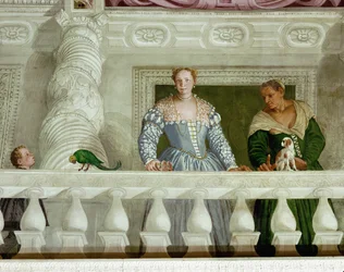 Dame à la balustrade (fresque)