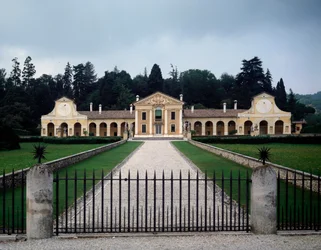 Vue de la villa Barbaro ou Volpi