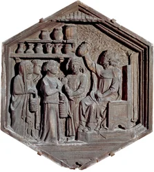 Allégorie de la médecine. (Bas-relief)