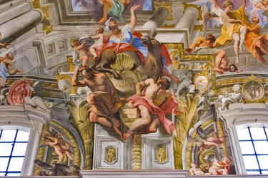 Asie (détail des allégories des continents)
