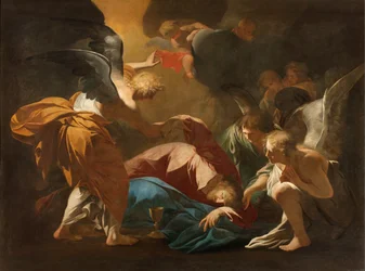 Milan, Église San Francesco da Paola, Andrea Pozzo, Les anges soutiennent Jésus dans le jardin de Gethsémani