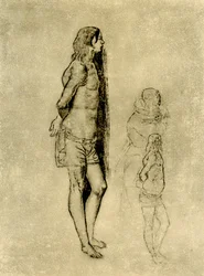 Étude sur Saint Sébastien pour la peinture à Bergame