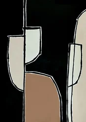 Abstrait aux lignes épurées