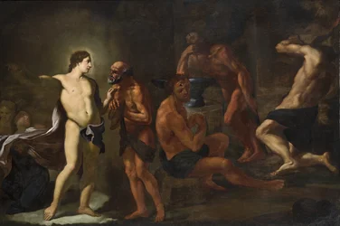 Apollon dans la forge de Vulcain