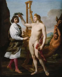Marcantonio Pasqualini 1614-1691 couronné par Apollon, 1641