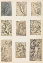 Mars et autres figures mythologiques, vers 1536-1538