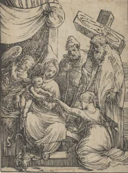 Le mariage de Sainte Catherine, 1550-60