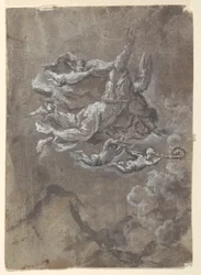 Saint Gennaro calmant le Vésuve