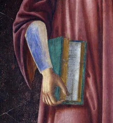 Dante Alighieri (détail) de la série Villa Carducci des hommes et femmes célèbres, vers 1450