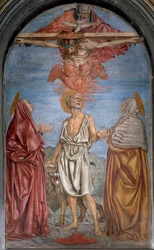 Sainte Trinité avec Dieu, Jésus-Christ et le Saint-Esprit