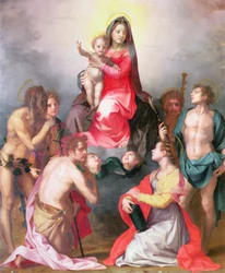 Madone et Enfant avec Saints