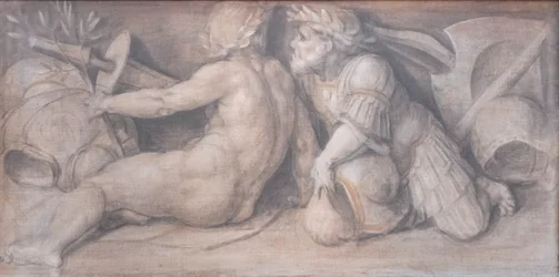 Scène avec des figures dans le style classique