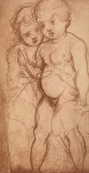 Étude de deux chérubins