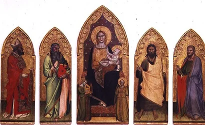 Madone et enfant avec saints