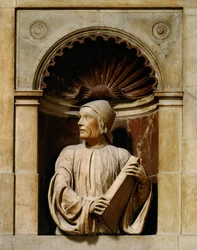 Buste du philosophe Marsilio Ficino, fondateur de l