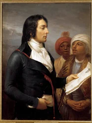 Portrait du Général Charles Antoine Desaix de Veygoux (1768-1800) lisant une note de l