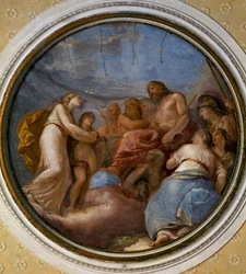 Tondo peint par Andrea Appiani, Villa Reale, Monza